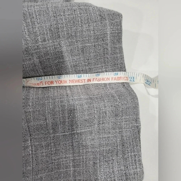 Womens Gray Chambray ankle length Open back Jumpsuit Large - Picture 9 of 9